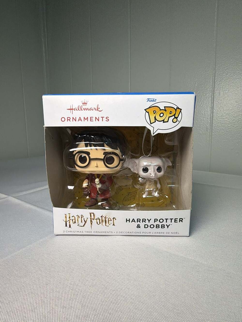Hallmark Harry Potter & Dobby Funko Pop Christmas Ornaments Set of 2